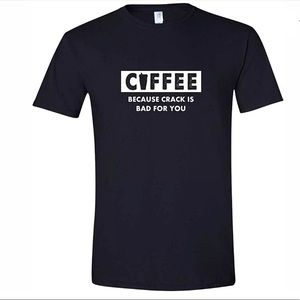 Coffee is crack tee women juniors extra large